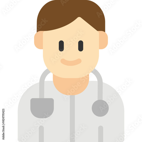 Doctor Flat Icon