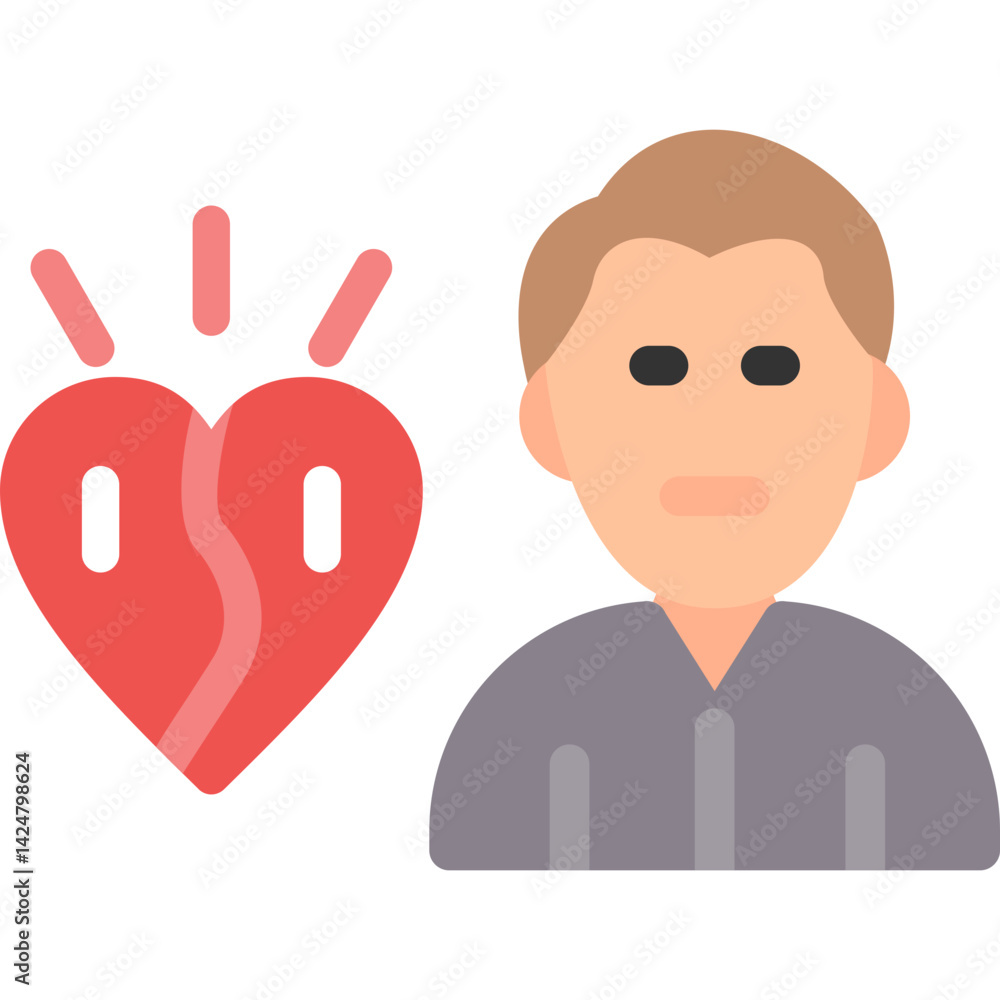 Friendship Harmony Flat Icon Friendship Harmony Flat Icon