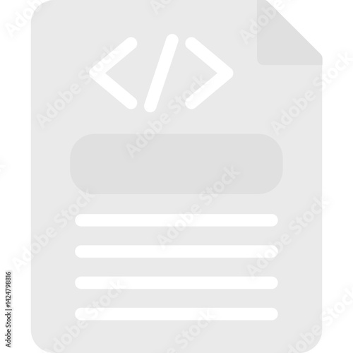 Code Object Flat Icon