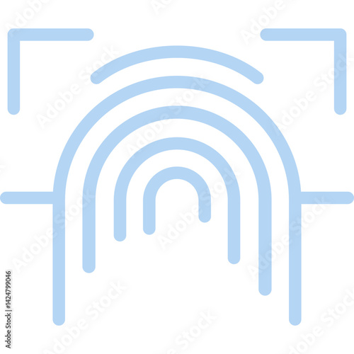 Fingerprint Flat Icon