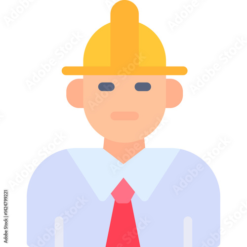 Engineer Flat Icon