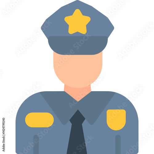 Police Officer Flat Icon