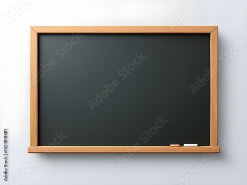 Obraz na płótnie blank blackboard with chalk