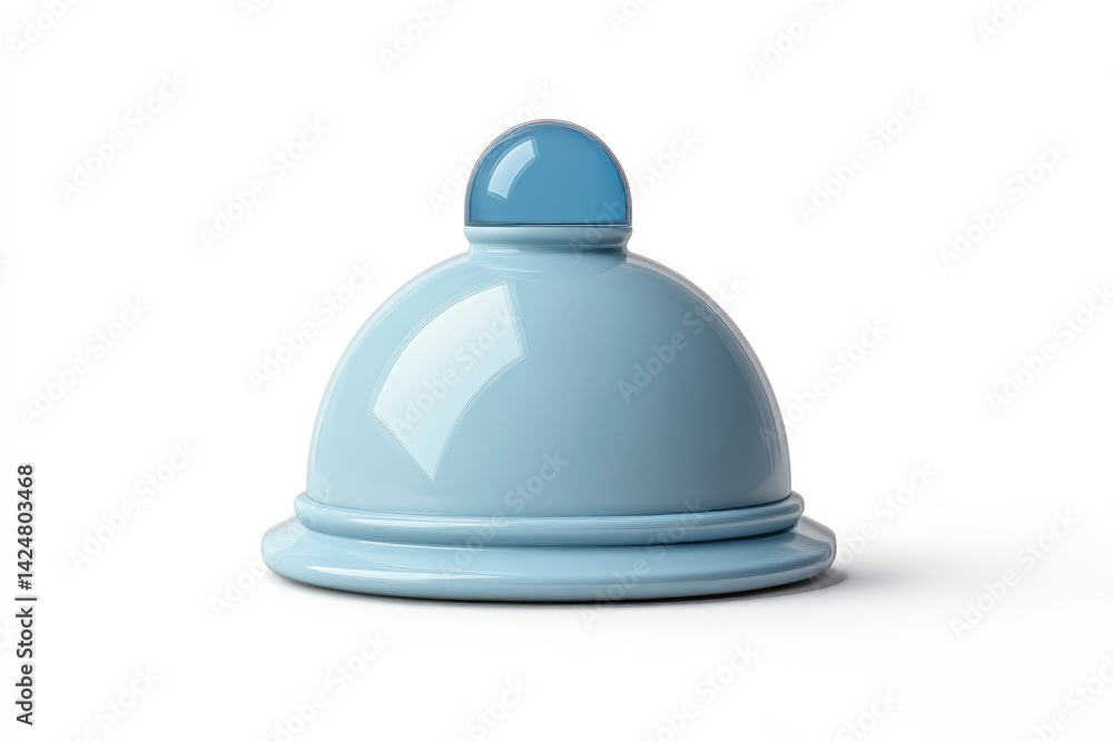 Abstract Dome Structure with Smooth Surface and Reflective Highlights Abstract Dome Structure with Smooth Surface and Reflective Highlights