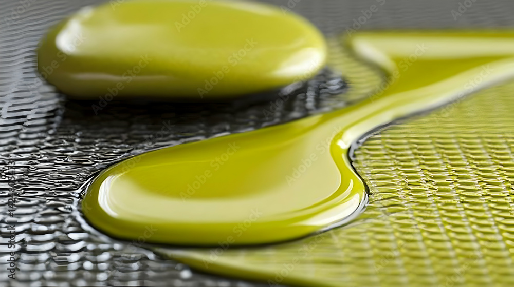 Obraz premium Liquid Paint Flowing On Textured Surface