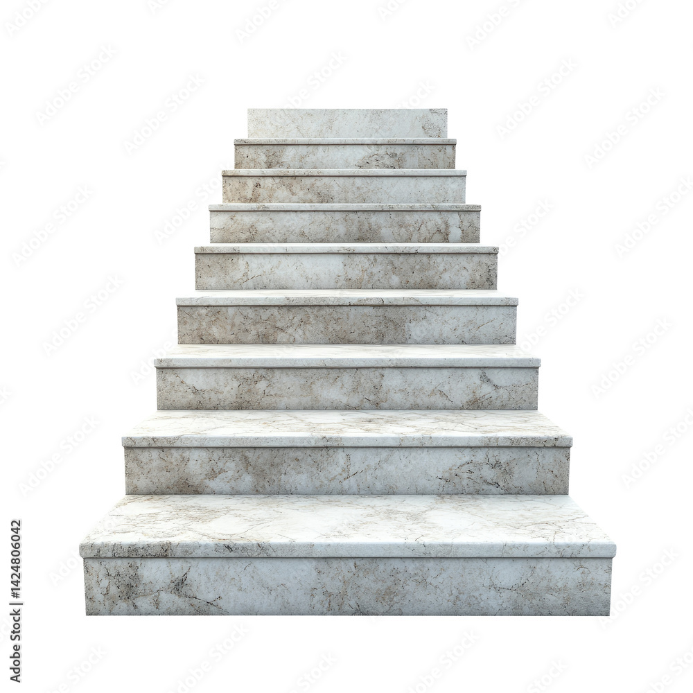 Stairs to success isolated on a transparent white background, clipping path, pen tool. Stairs to success isolated on a transparent white background, clipping path, pen tool.