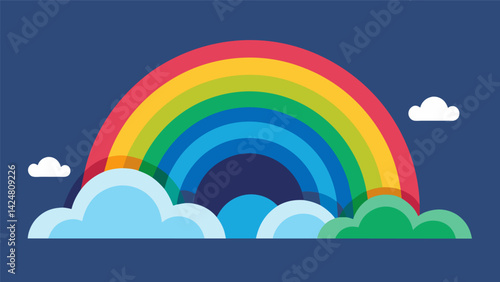 A rainbow after a storm symbolizing the triumph and beauty that can emerge from challenging times in the recovery journey..