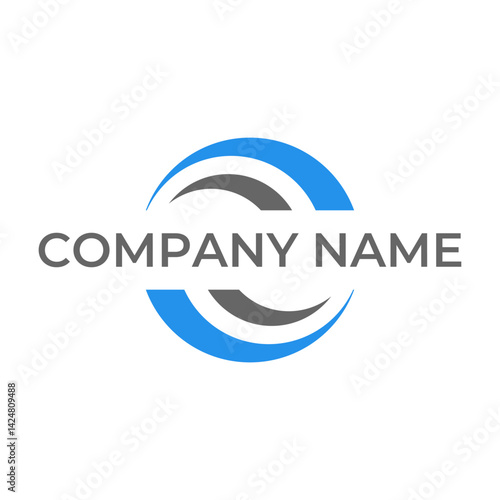generic circle logo design , business logo , vector , symbol , company logo,background, emblem, swirl, infinity, circular	