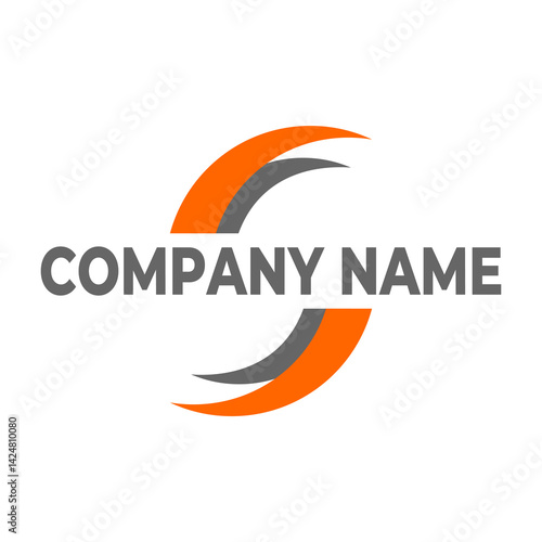 generic circle logo design , business logo , vector , symbol , company logo,background, emblem, swirl, infinity, circular	