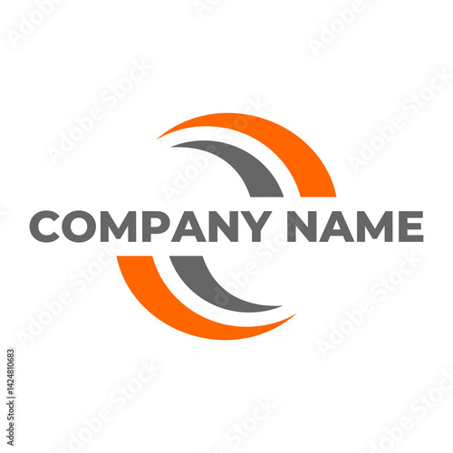 generic circle logo design , business logo , vector , symbol , company logo,background, emblem, swirl, infinity, circular	