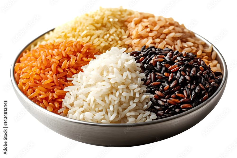 Assortment of Rice Grains in a Bowl Food Photography Culinary Image Diverse Colors of Rice Assortment of Rice Grains in a Bowl Food Photography Culinary Image Diverse Colors of Rice