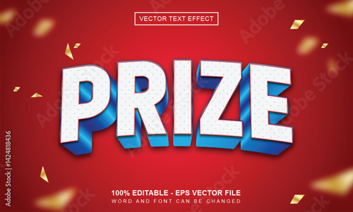 Prize 3d editable text effect