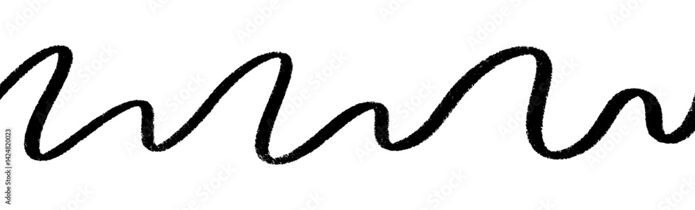 Fototapeta premium Swoosh, swash underline stroke set. Abstract wavy thin line. Squiggle elements. Vector isolated illustration