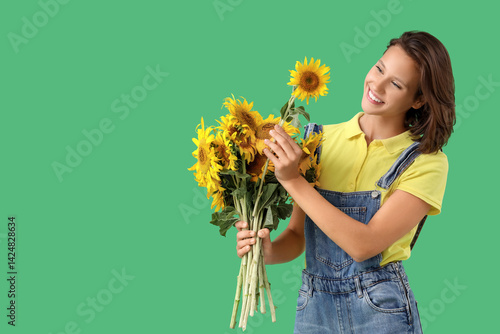 Beautiful young happy woman...