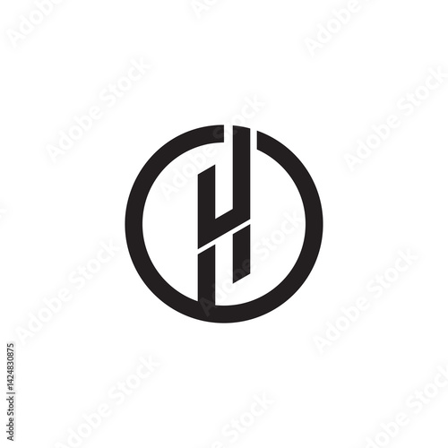 h logo simple and elegant