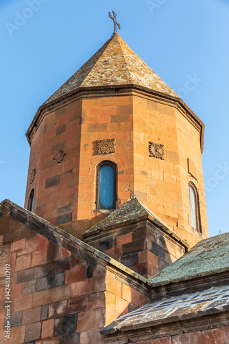 Obraz na płótnie Western Asia. Eurasia. South Caucasus. Republic of Armenia. Ararat Province. Lusarat. Surb Astvatzatzin Church at the Khor Virap Monastery. w salonie