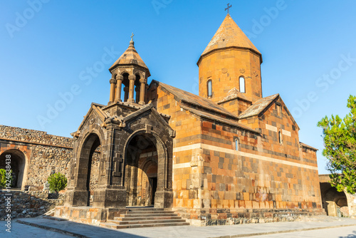 Obraz na płótnie Western Asia. Eurasia. South Caucasus. Republic of Armenia. Ararat Province. Lusarat. Surb Astvatzatzin Church at the Khor Virap Monastery. w salonie
