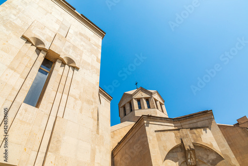 Armenia. Yerevan. Saint Gregory the Illuminator Cathedral. Architectural detail.