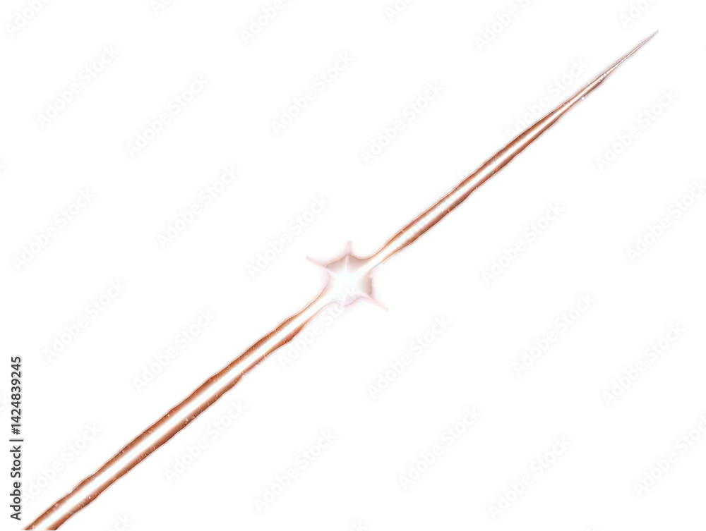 Fototapeta premium Abstract Illustration Of Dynamic Light Flare With Starburst On Transparent Background