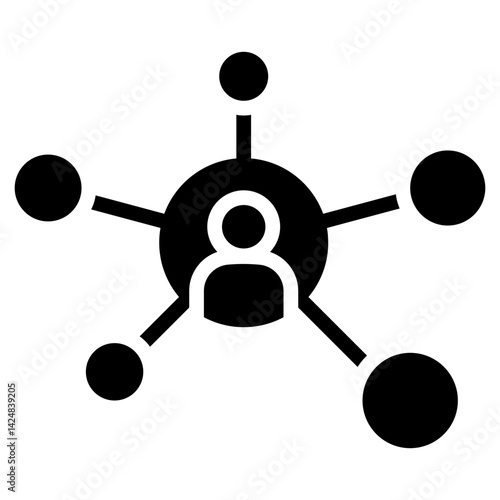 Third Party Developer glyph icon