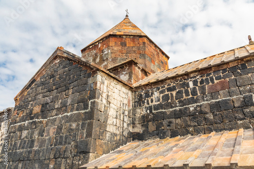 Obraz na płótnie Western Asia, Eurasia, South Caucasus, Republic of Armenia. Sevan. The church of Surp Arakelots at the Sevanavank Monastery complex on Lake Sevan. w salonie