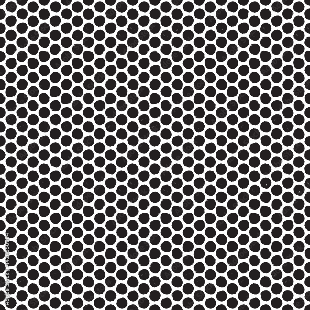 Seamless rough dot pattern. Eroded, distressed vector dot pattern background Seamless rough dot pattern. Eroded, distressed vector dot pattern background