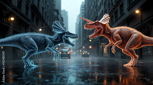 dinosaur hologram Insane PhotoGraphy