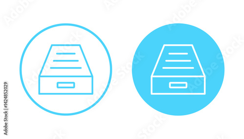 Archive folders icon vector. Document vector icon. Archive storage icon.