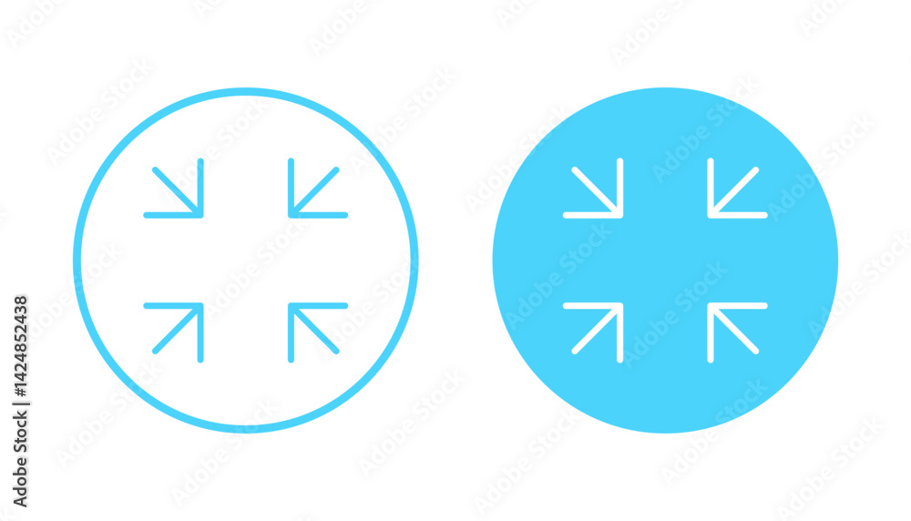 Fullscreen Icon vector. Expand to full screen sign and symbol. Arrows symbol Fullscreen Icon vector. Expand to full screen sign and symbol. Arrows symbol