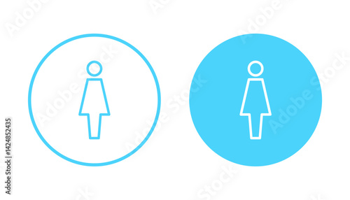Female icon vector. woman sign and symbol