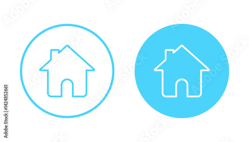 House icon vector. Home sign and symbol