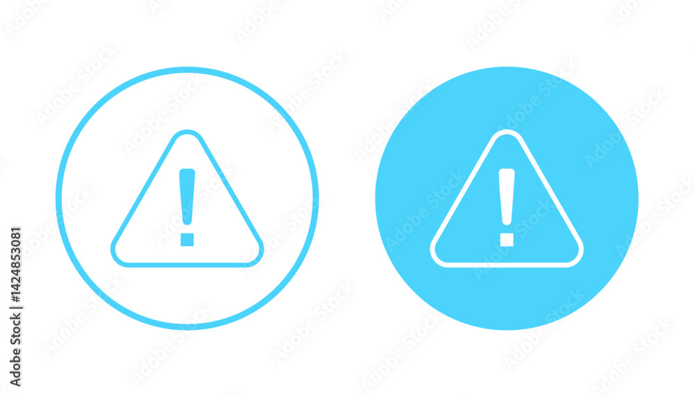 Exclamation danger icon vector. attention sign and symbol. attention sign Exclamation danger icon vector. attention sign and symbol. attention sign