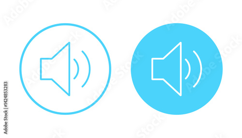 Speaker icon vector. volume sign and symbol. loudspeaker icon. sound symbol