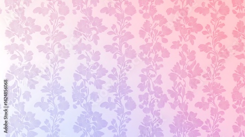 Pastel Floral Pattern Background. (1)