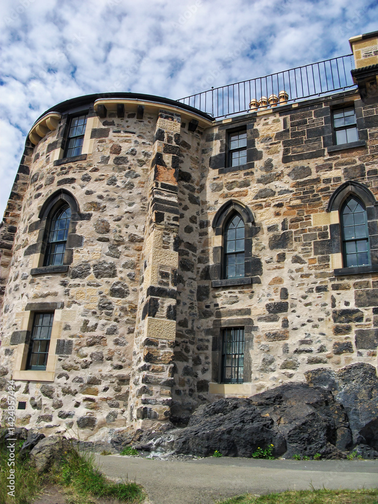 Observatory House or Old Observatory on the Calton Hill. Edinburgh. Scotland Observatory House or Old Observatory on the Calton Hill. Edinburgh. Scotland
