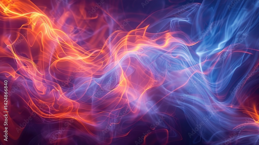 This abstract image showcases dynamic waves of light and energy in vibrant colors. It's perfect for projects needing artistic and ethereal visuals. This abstract image showcases dynamic waves of light and energy in vibrant colors. It's perfect for projects needing artistic and ethereal visuals.