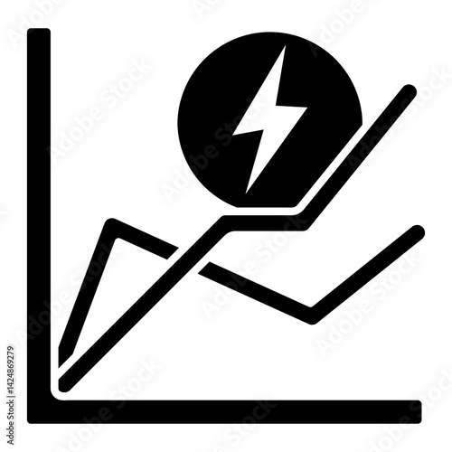 energy consumption Solid icon