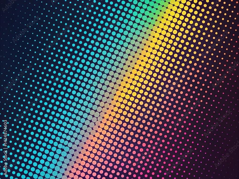 Halftone Pattern Background with Copy Space - Left-Aligned Design Element Halftone Pattern Background with Copy Space - Left-Aligned Design Element