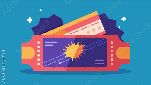 A card with a scratchoff feature revealing surprise discounts or free tickets to upcoming concerts at the bar. Vector illustration