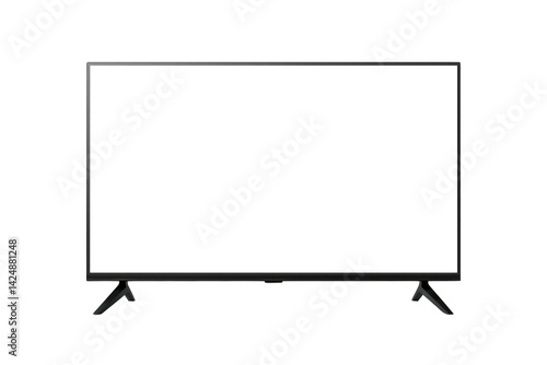 Modern minimalist TV with thin bezels and transparent screen