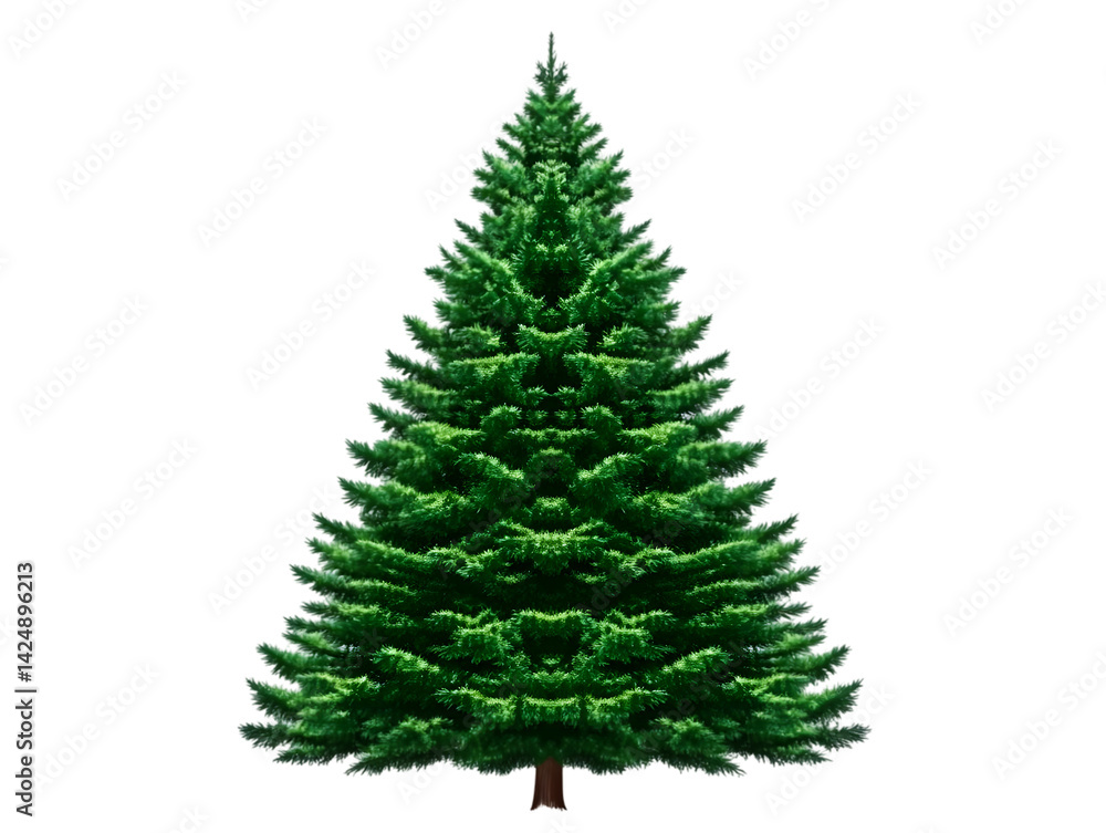 Isolated Green Pine Tree Illustration With Transparent Background Isolated Green Pine Tree Illustration With Transparent Background