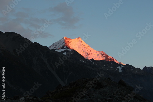 Mount Cook Ablaze at Dawn