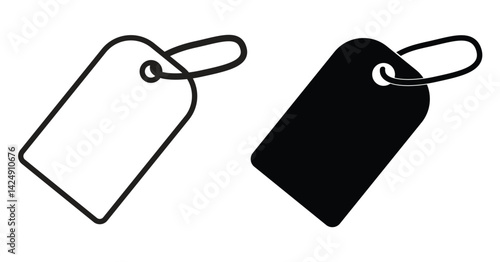 Price tag - vector icon.