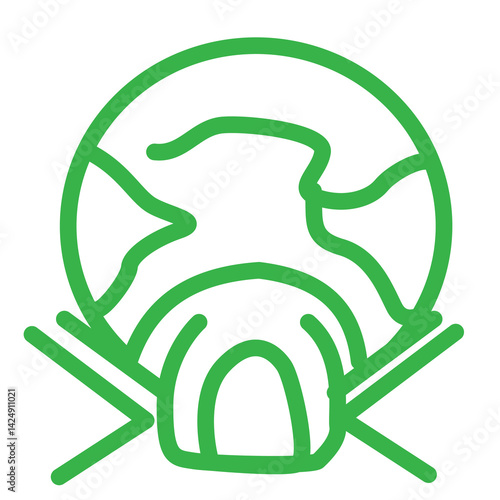 Earth Day vector. Vector Illustration Clipart object design element for celebrate Earth Day