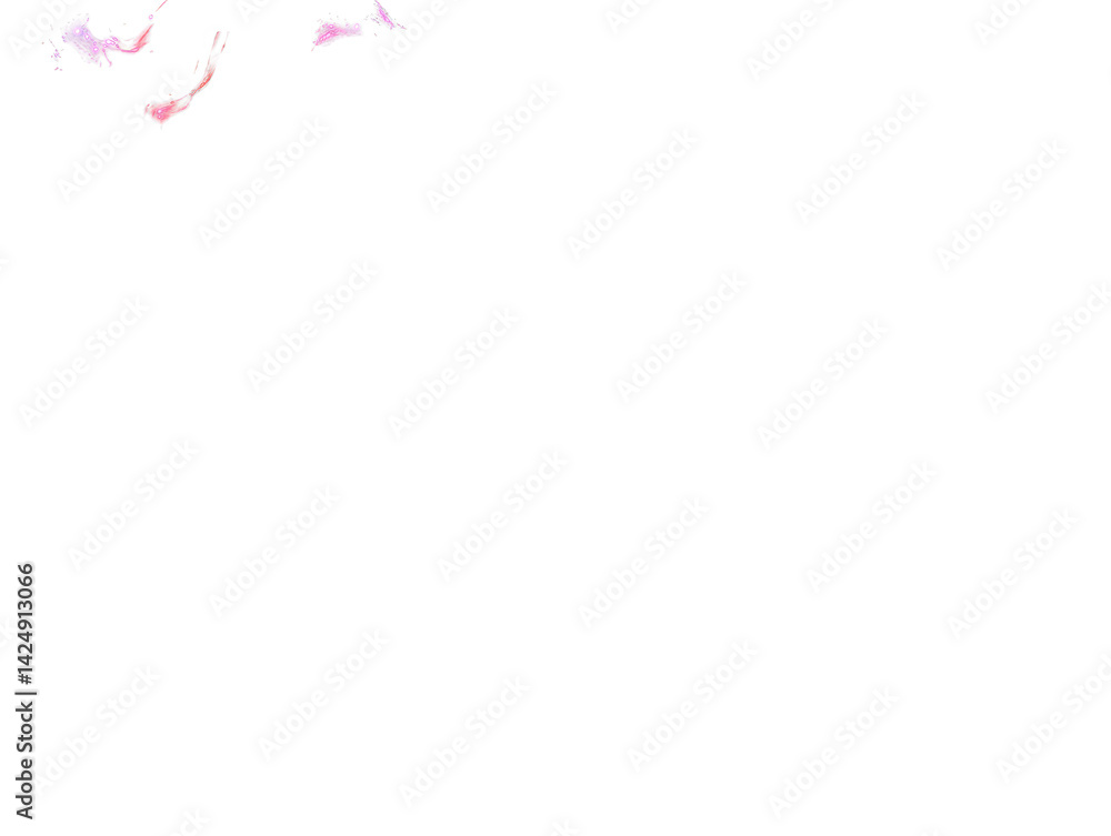 Abstract Digital Illustration With Dynamic Shapes On Transparent Black Background