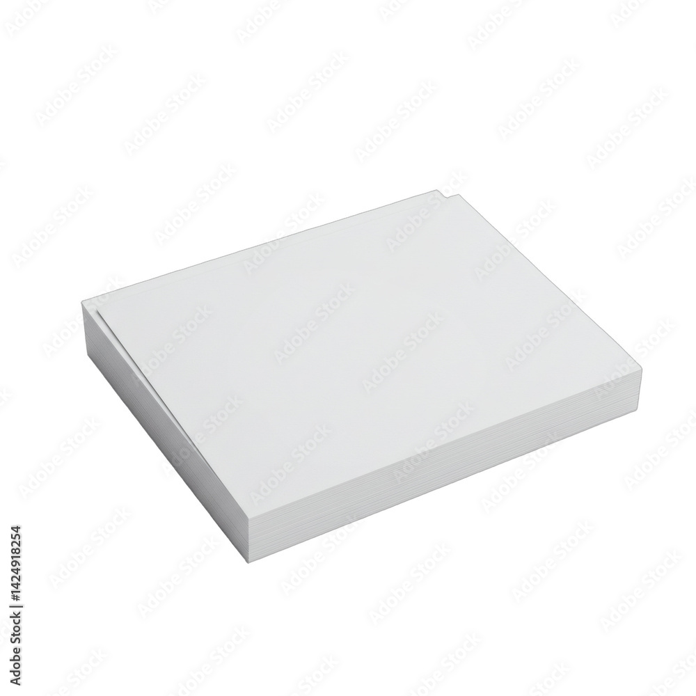 White business card mockup, two cards stacked, isolated, transparent background White business card mockup, two cards stacked, isolated, transparent background