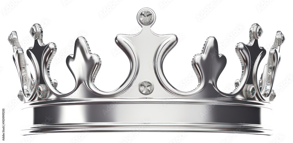 PNG Crown Chrome material crown jewelry