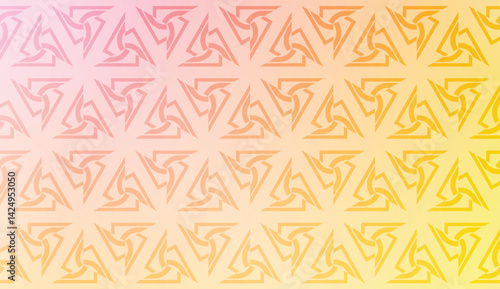 Abstract Geometric Background. Vector illustration. Gradient color