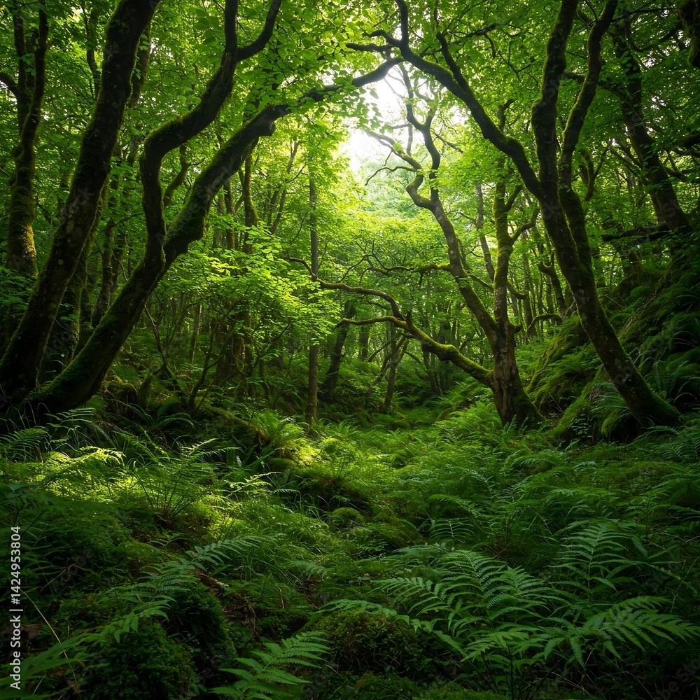 Fototapeta premium morning in the forest