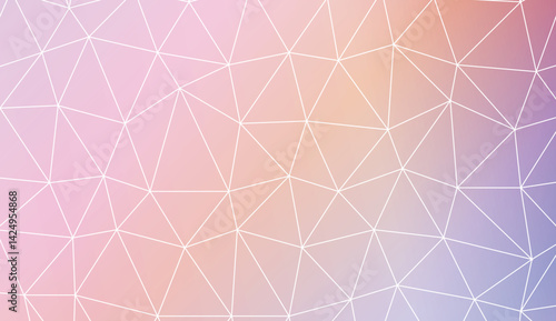 Blurry triangle texture. Design for flyer, wallpaper, presentation, paper. Vector illustration. Light Gradient Abstract Background.